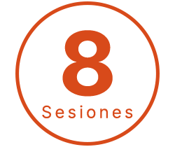 8 sesiones